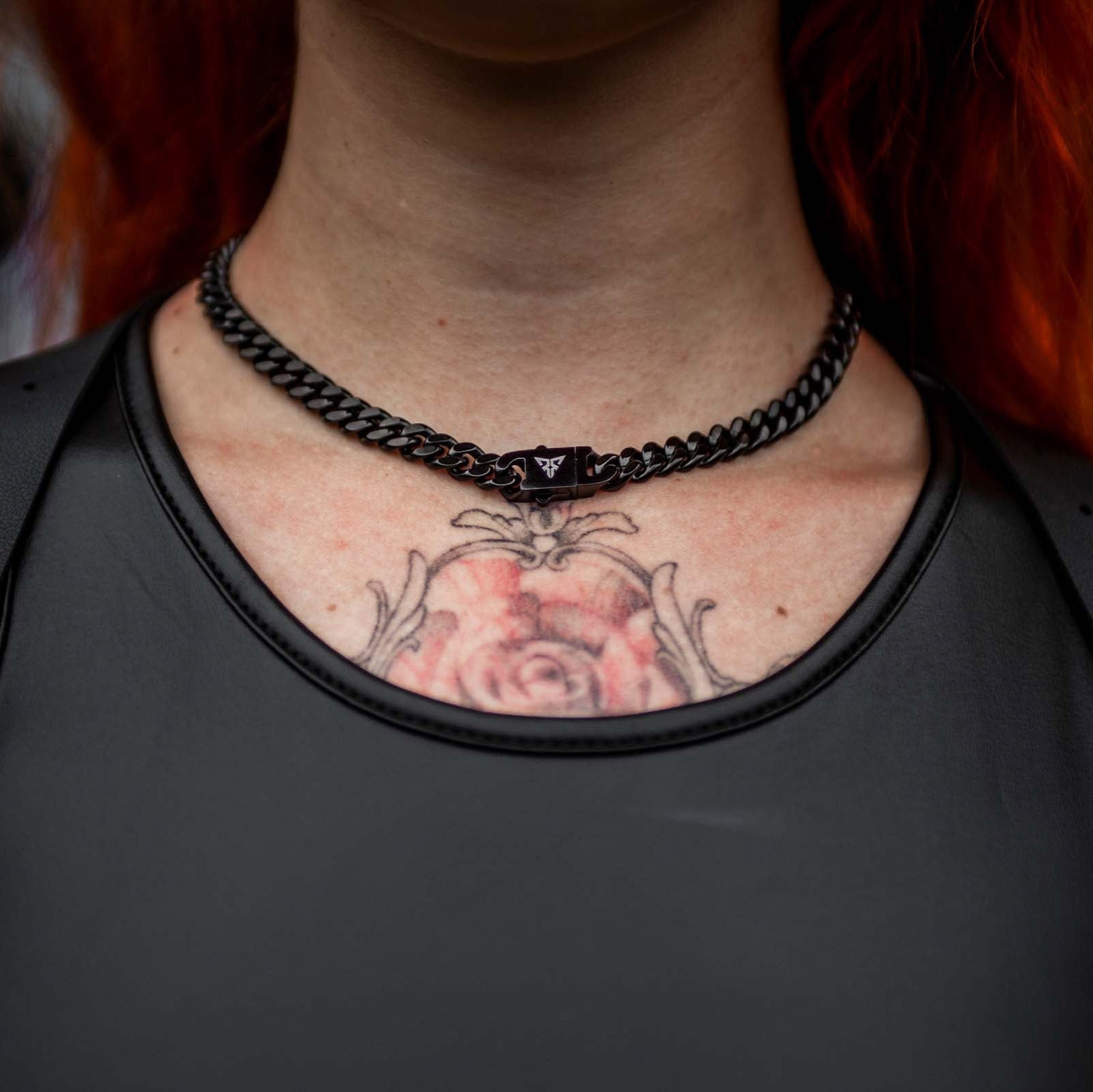 rave ketting cuban chain zwart model