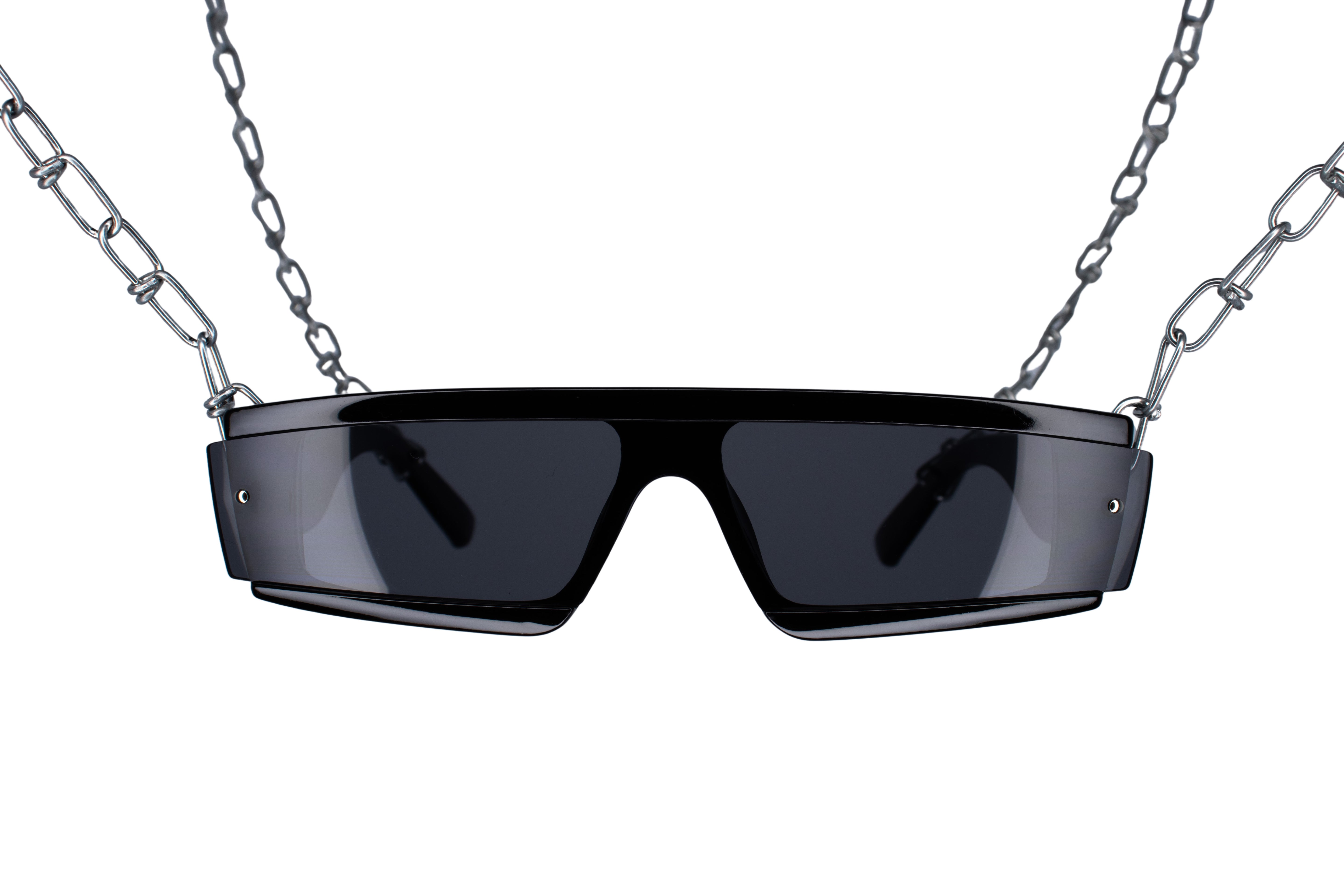 black rave glasses 'eclipsis' festival #kleur_zwart