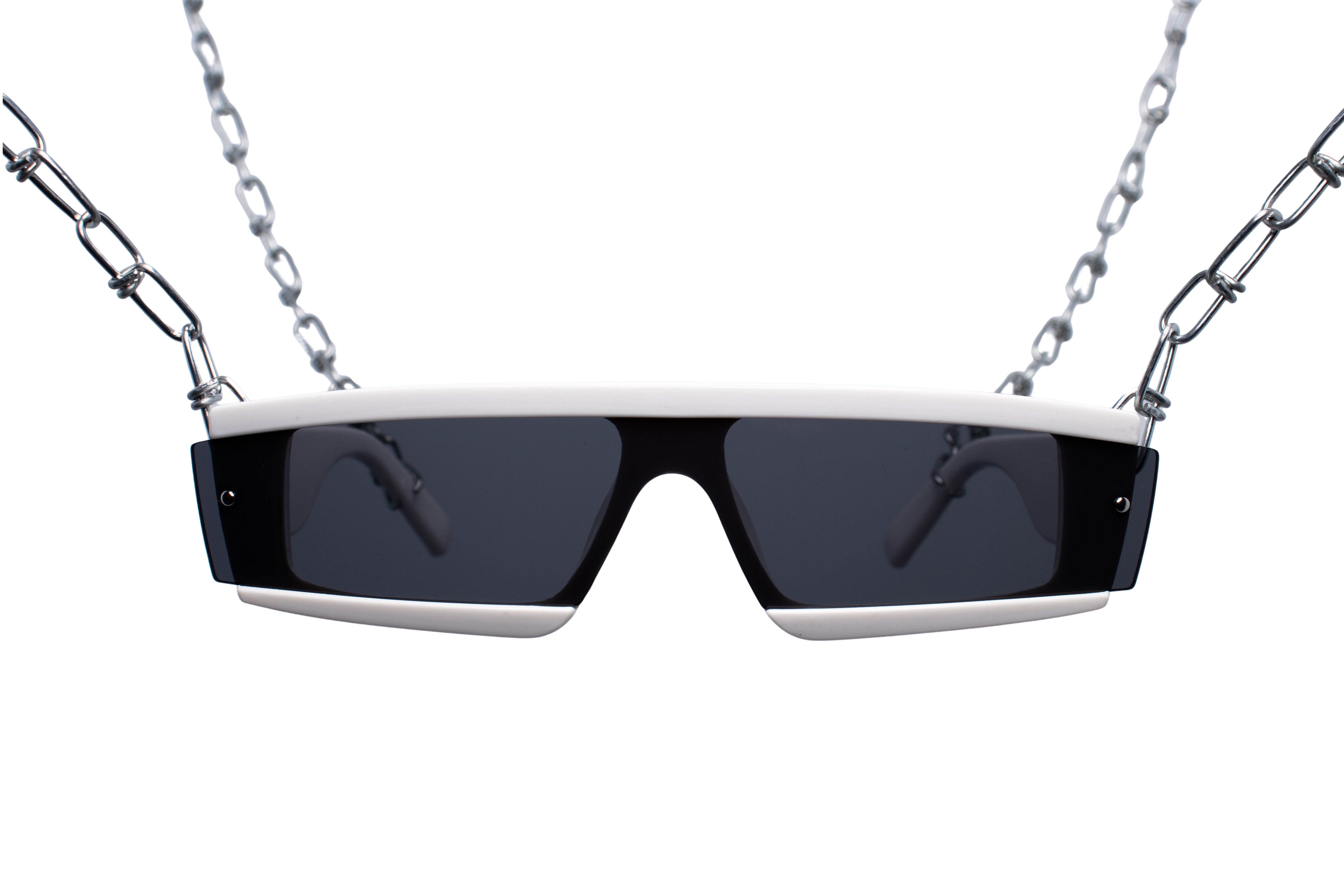 witte rave bril 'eclipsis' festival