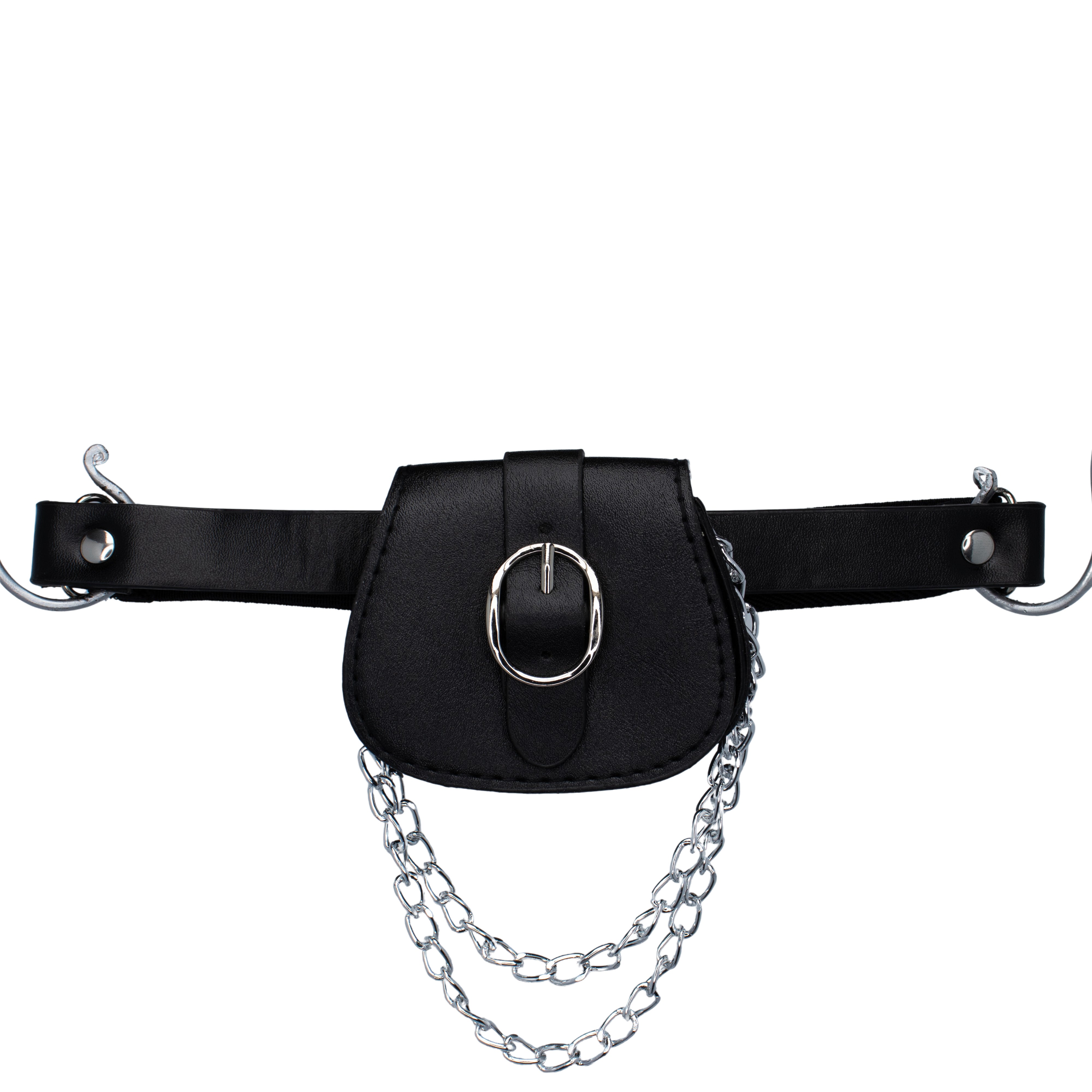 rave beenharnas PU-leer klein tasje