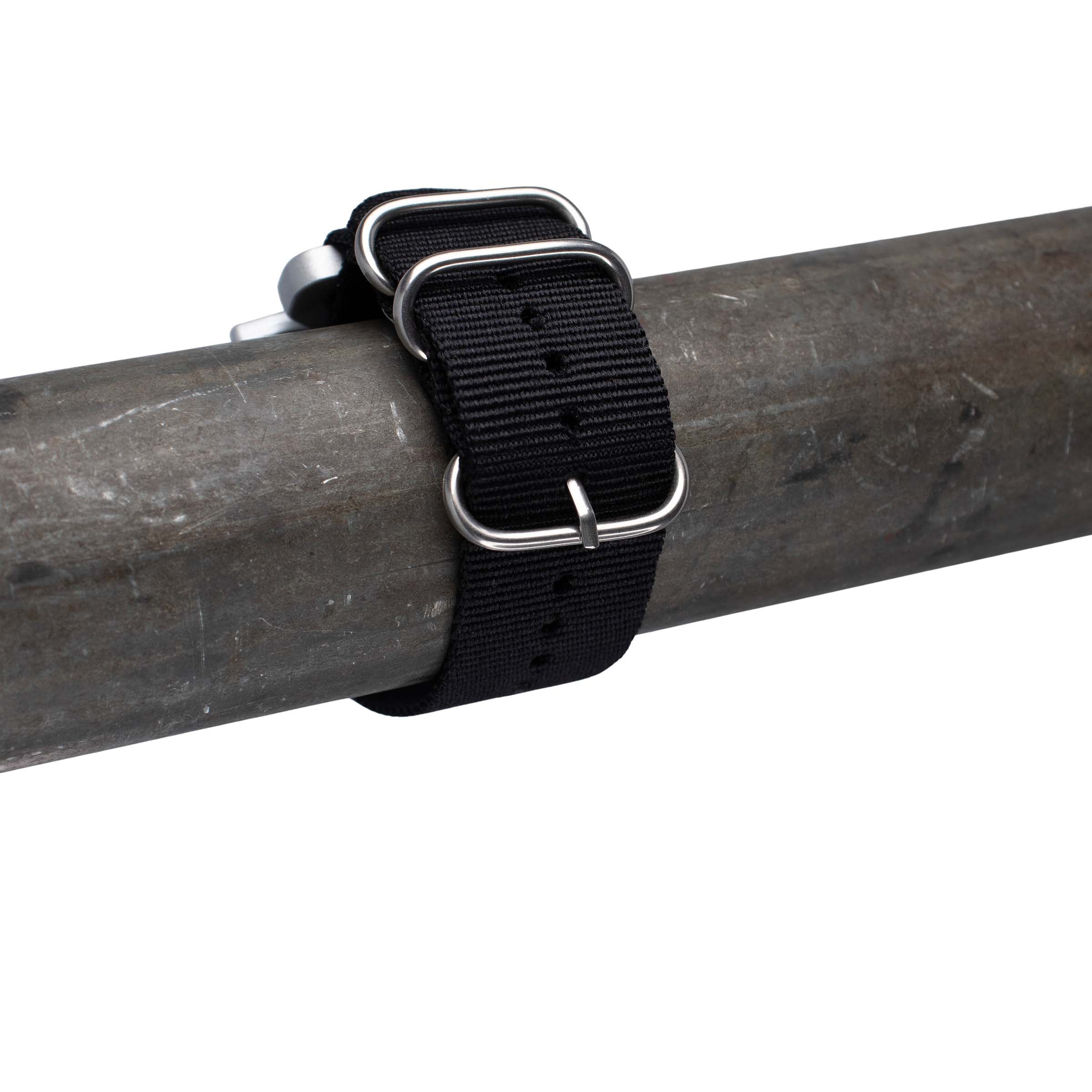 Zilveren 'Tech Bracelet' rave armband achterkant