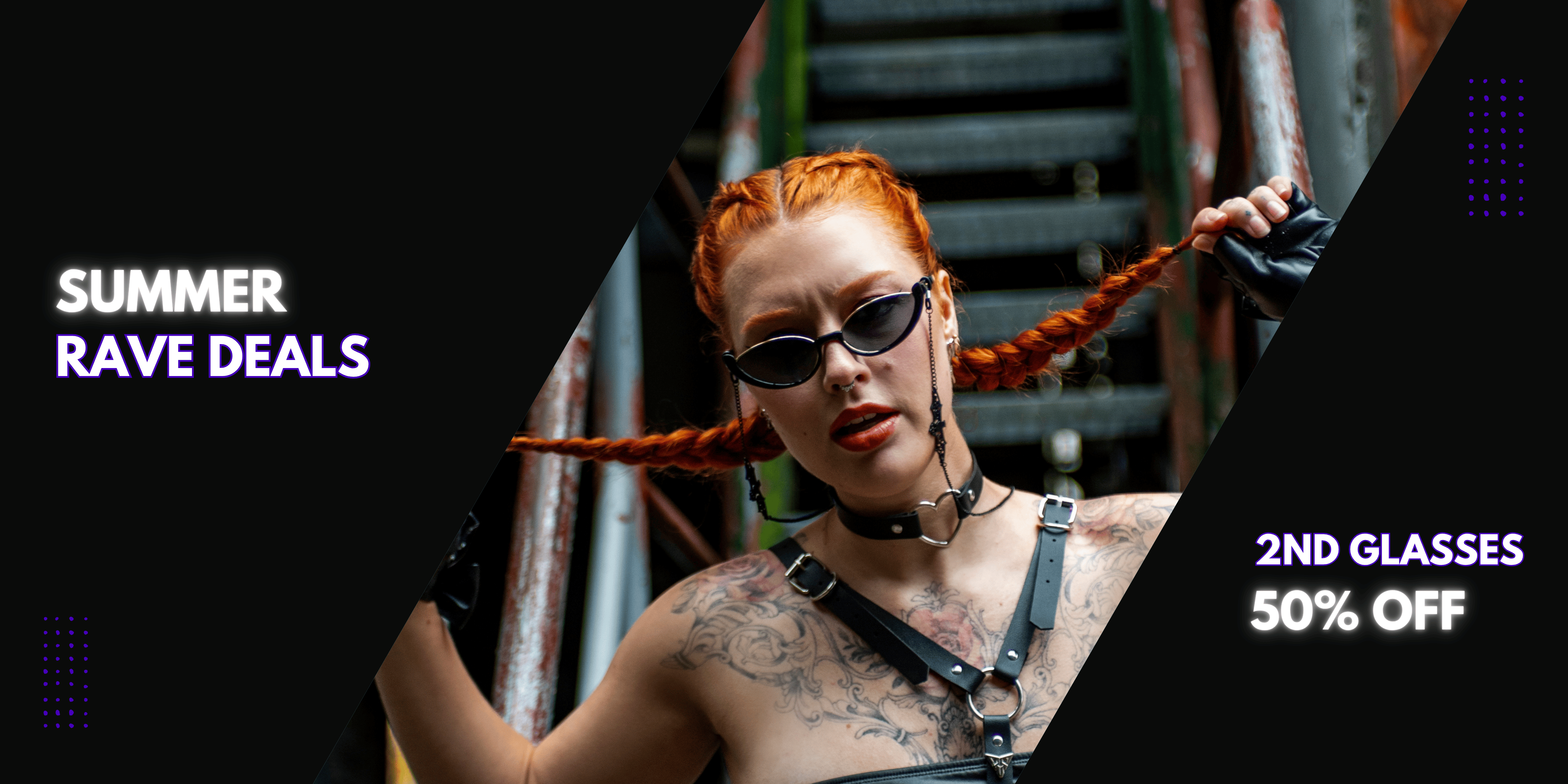 rare ravers banner homepage met 50% kortingsdeal
