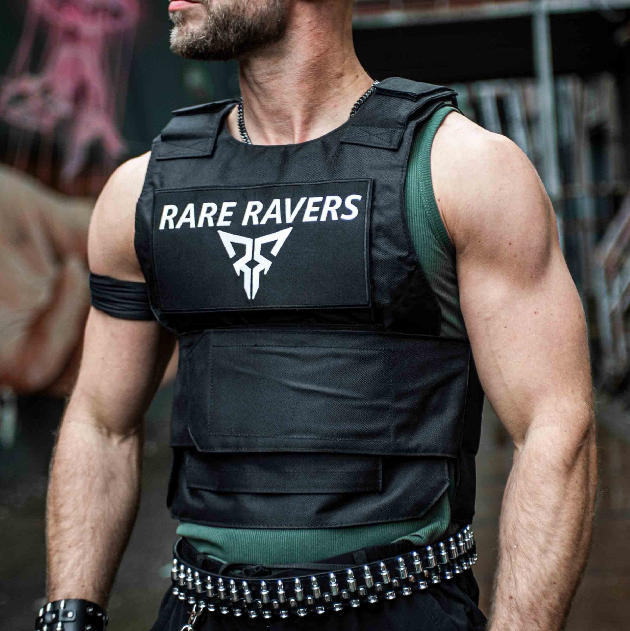 Harnas 'Ballistic Ravevest' - Heren - Zwart