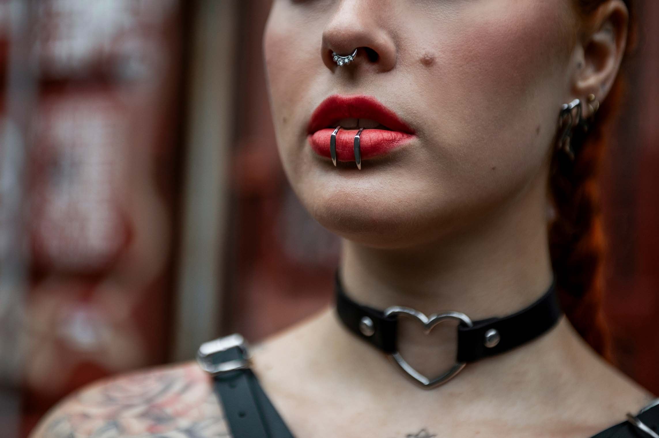 Lipclip  ‘Vampire’ - Unisex - Zilver