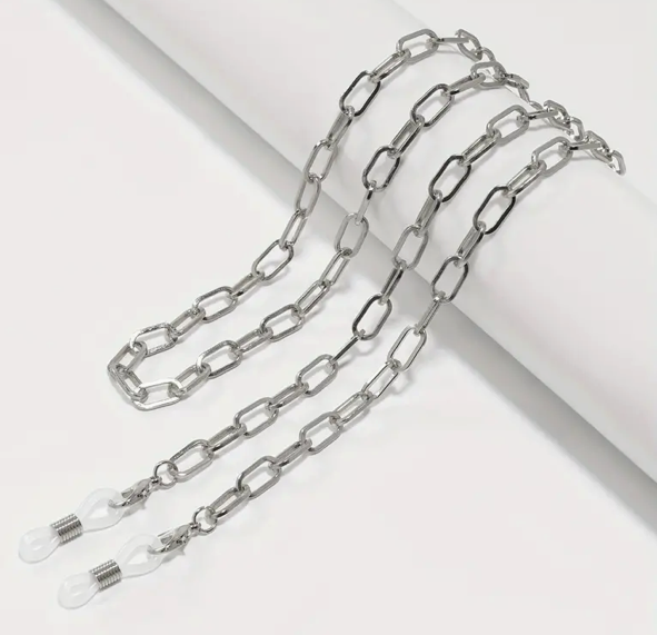 Brillenketting 'Paperclip' - Zilver