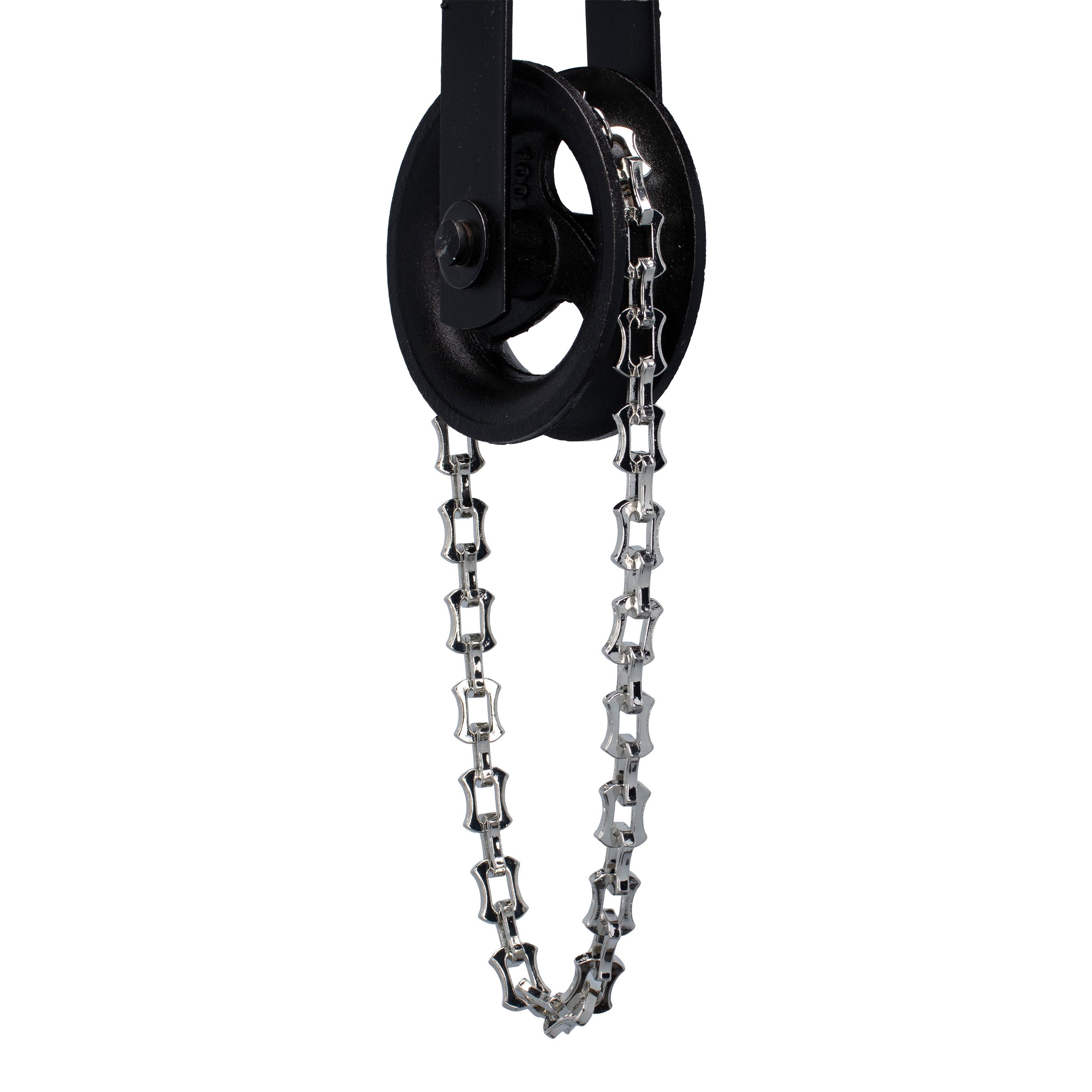 bones rave chain silver shiny heavy