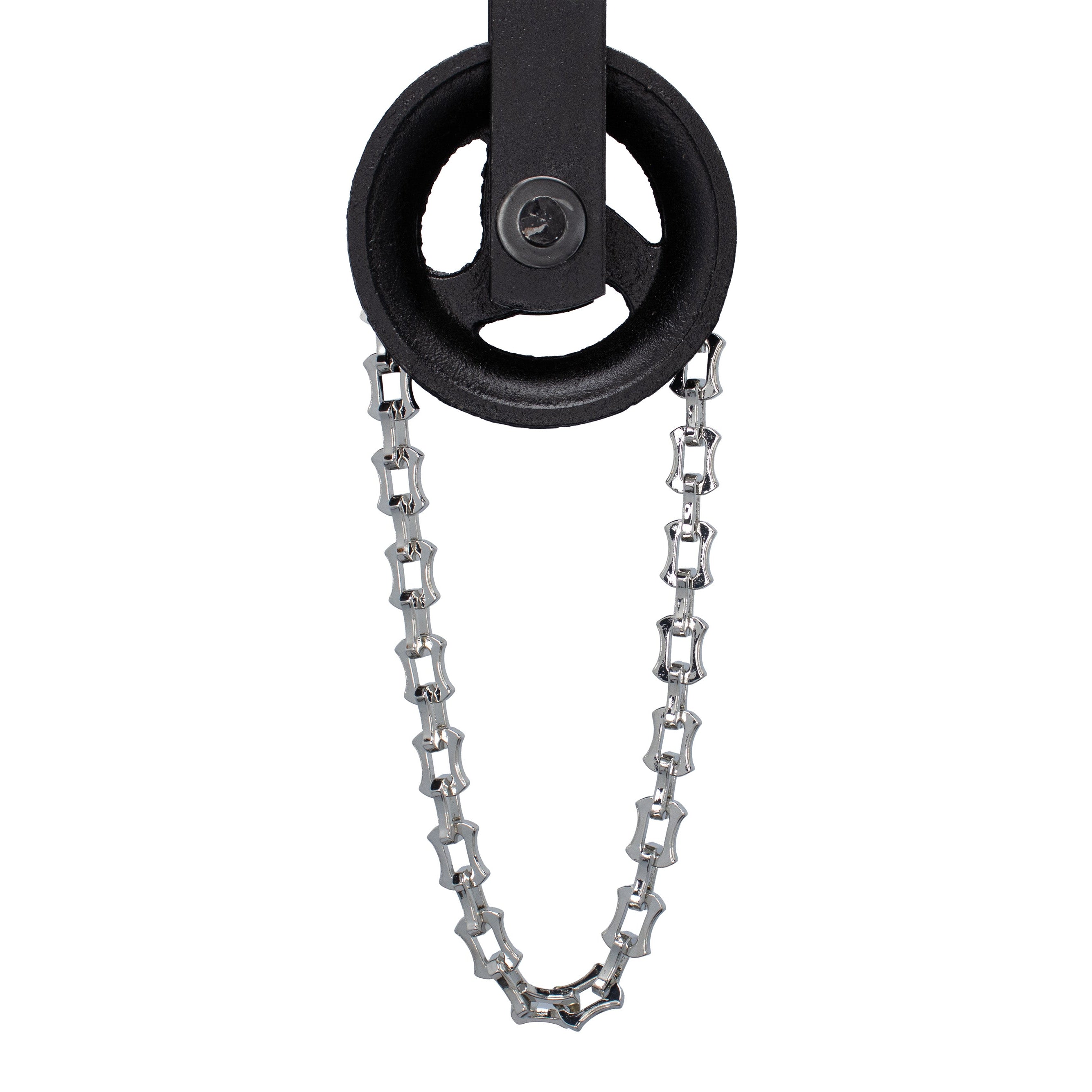 rave chain bones silver shiny heavy