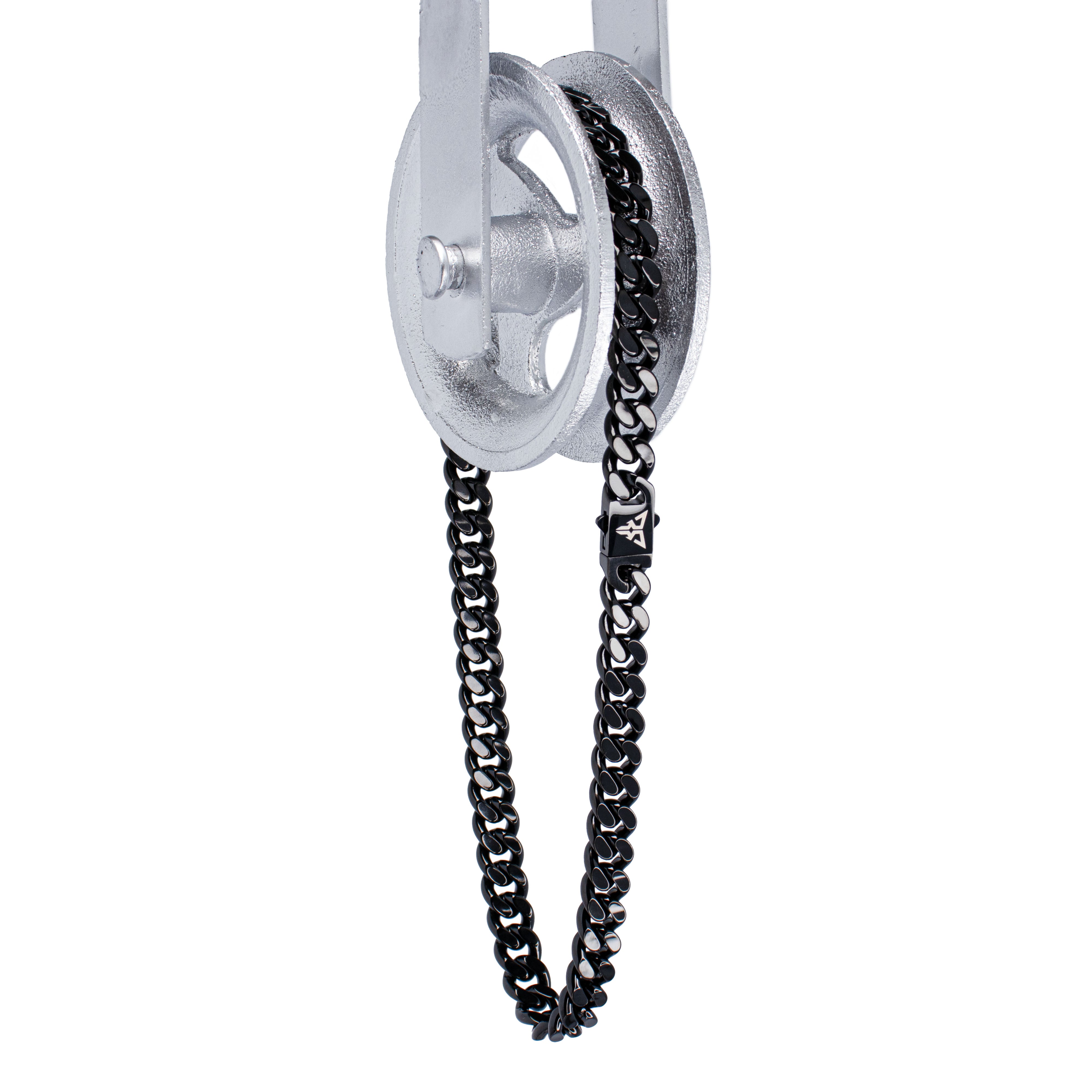 Ketting 'RR Cuban Chain 12MM' - Unisex - Zwart