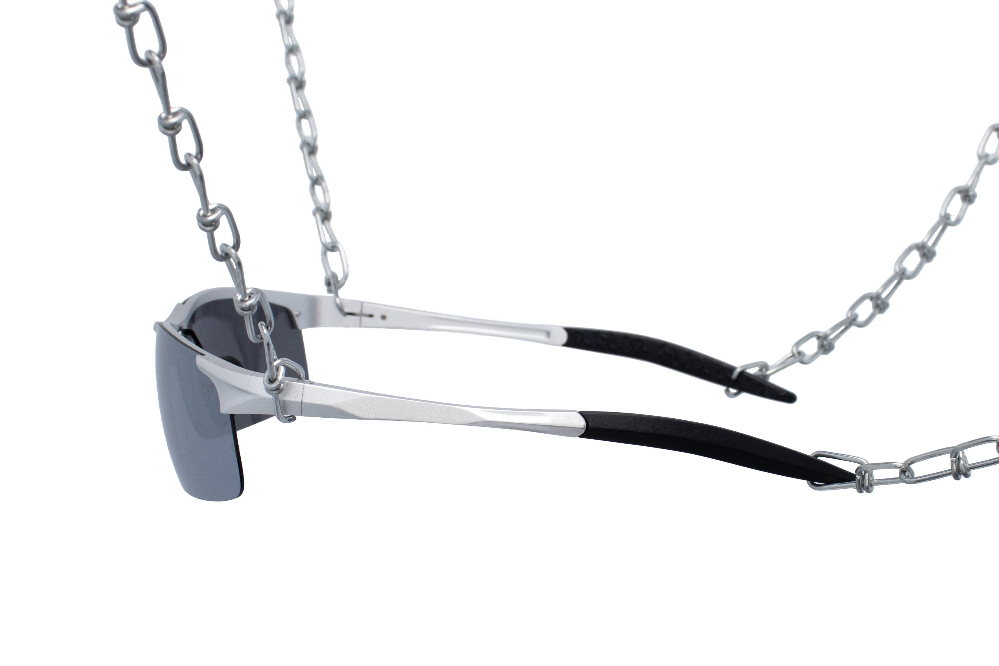 rave glasses saxum silver mirror regulair festival