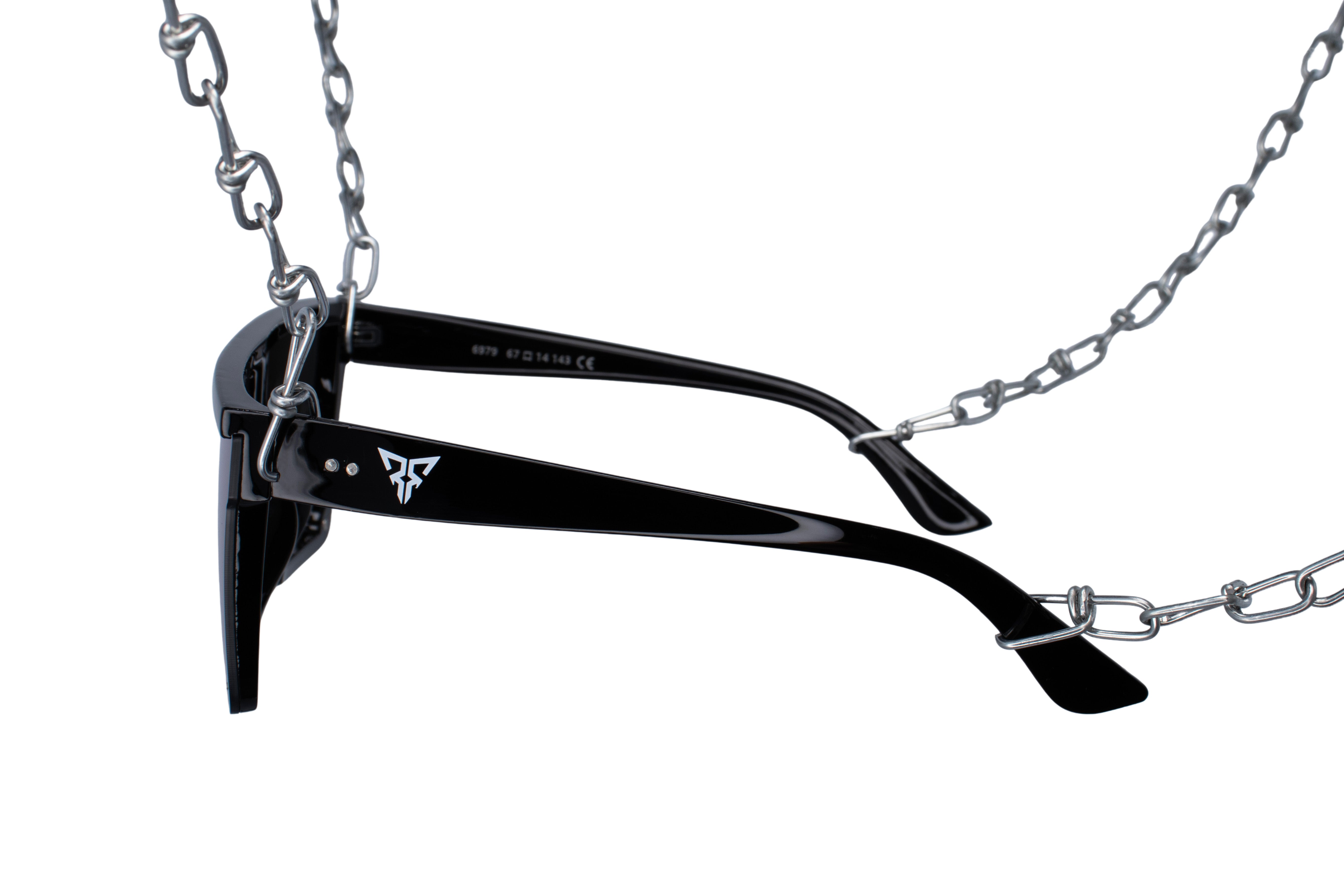 nova rave sunglasses oranje reflective festival rave unisex side